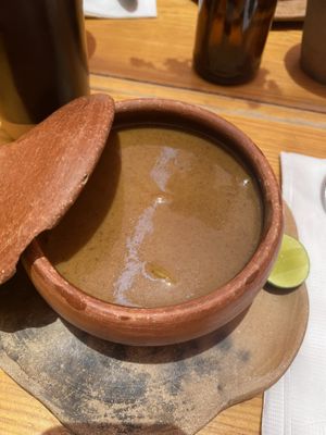 Almendras mole  at Hierba Dulce in Oaxaca