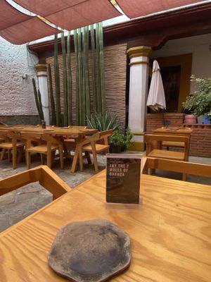 The ambiance   at Hierba Dulce in Oaxaca