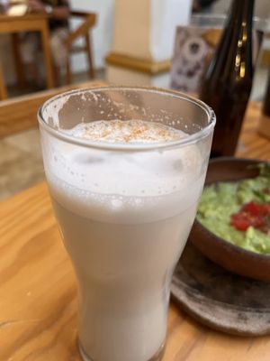 Horchata  at Hierba Dulce in Oaxaca