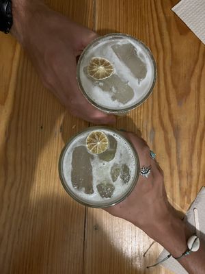 Margarita and Caipiriña  at Hierba Dulce in Oaxaca