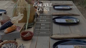 We work only trough reservation for the Oaxacan food Dinner & Talk experience.  at Hierba Dulce in Oaxaca