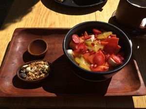 Plata de frutas  at Hierba Dulce in Oaxaca