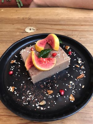 Corn jelly dessert  at Hierba Dulce in Oaxaca