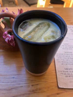 Water of the day at Hierba Dulce in Oaxaca