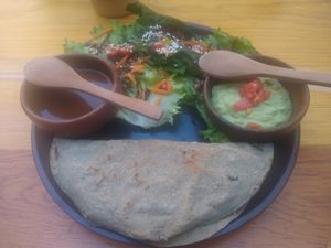 Empanada at Hierba Dulce in Oaxaca