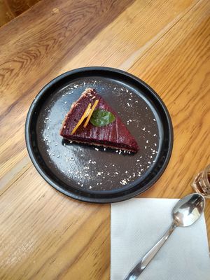 Pastel de jiotilla at Hierba Dulce in Oaxaca