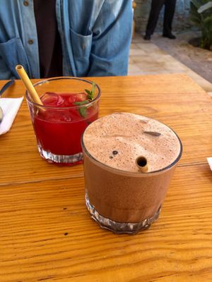 Good drinks  at Hierba Dulce in Oaxaca