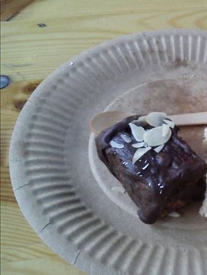 vegan snickers at Pietruszkowe Pole in Katowice