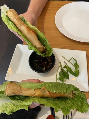 Fresh rolls with tofu  at Peak of Asia in Breckenridge