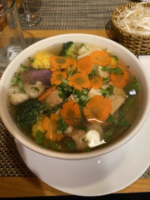 Vegetable pho  at Peak of Asia in Breckenridge