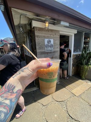   at Trilogy Coffee in Kilauea