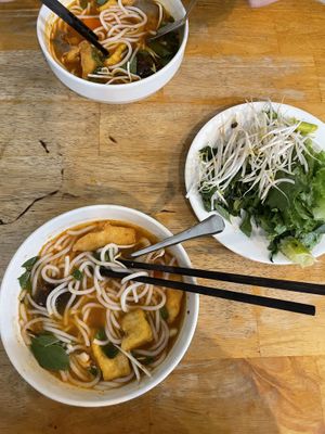 Hue’s style beef veg soup  at Phap Duyen Mon An Chay in Mui Ne