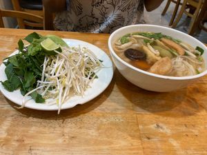 Veg Pho at Phap Duyen Mon An Chay in Mui Ne