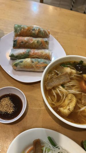 Summer rolls not too great  at Phap Duyen Mon An Chay in Mui Ne