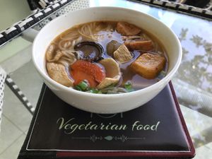 Incredible vegan pho!! Best in Mui Ne  at Phap Duyen Mon An Chay in Mui Ne