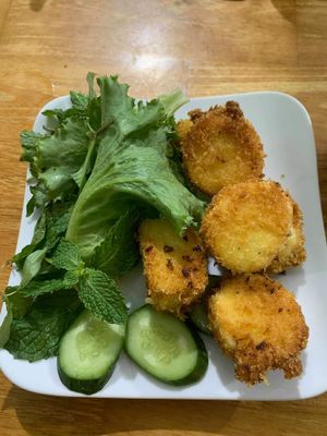 Tofu at Phap Duyen Mon An Chay in Mui Ne