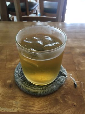 Free tea with your meal at Phap Duyen Mon An Chay in Mui Ne