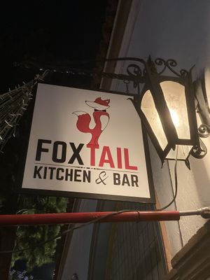 Signage  at Foxtail Kitchen & Bar in Santa Barbara