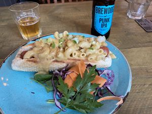 Mac doggy dog at Seeds for the Soul in Edinburgh