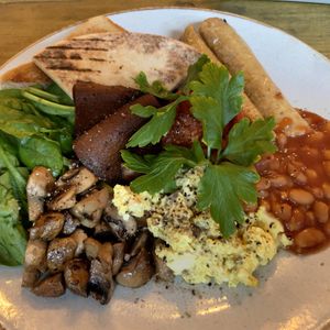 Full Breakfast at Seeds for the Soul in Edinburgh