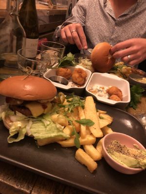 Starter and main  at Seeds for the Soul in Edinburgh