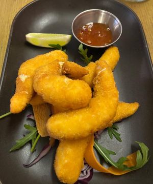 Lemon Battered Shrimpz #Veganuary at Seeds for the Soul in Edinburgh