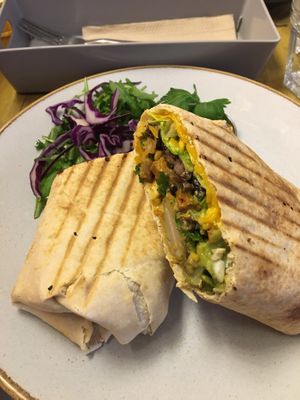 Mexican wrap   at Seeds for the Soul in Edinburgh