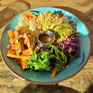 Satay Bowl at Seeds for the Soul in Edinburgh