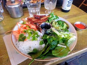 Nourish bowl at Seeds for the Soul in Edinburgh