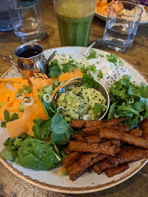 Nourish bowl at Seeds for the Soul in Edinburgh