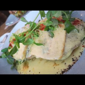 Eggs Benedict at Seeds for the Soul in Edinburgh