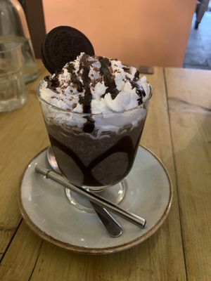 Oreo Cookies and cream frappe  at Seeds for the Soul in Edinburgh