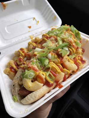 Mac Doggy Dog (as takeaway)  at Seeds for the Soul in Edinburgh