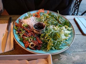 A nourish bowl at Seeds for the Soul in Edinburgh
