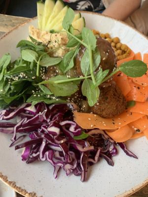 Falafel Salad  at Seeds for the Soul in Edinburgh