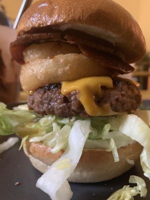 Burger  at Seeds for the Soul in Edinburgh