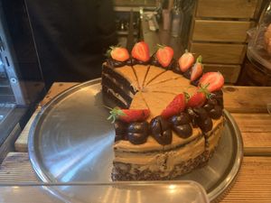 Chocolate Cake  at Seeds for the Soul in Edinburgh