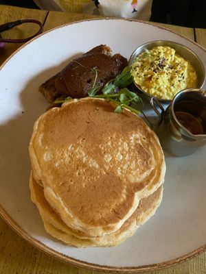 Pancakes  at Seeds for the Soul in Edinburgh