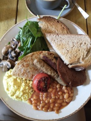 All day breakfast. at Seeds for the Soul in Edinburgh