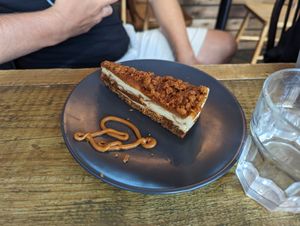 Biscoff Cheesecake at Seeds for the Soul in Edinburgh