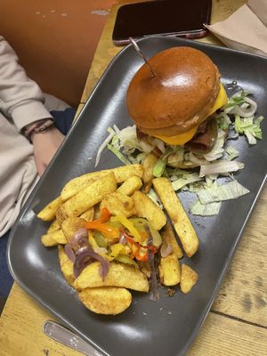 Cheeseburger   at Seeds for the Soul in Edinburgh