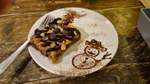 Snikers cake at Seeds for the Soul in Edinburgh