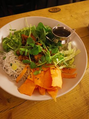 Nourish bowl at Seeds for the Soul in Edinburgh