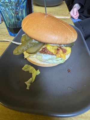 Burger   at Seeds for the Soul in Edinburgh