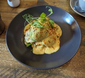 Vegan Benny 😋 at Seeds for the Soul in Edinburgh