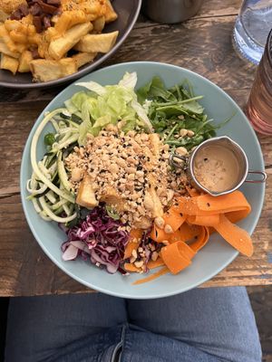 Satay soul bowl  at Seeds for the Soul in Edinburgh