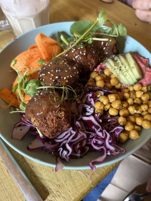 Falafel Soul Bowl  at Seeds for the Soul in Edinburgh