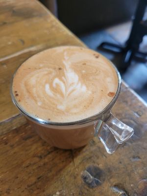 Biscoff Flat White at Seeds for the Soul in Edinburgh