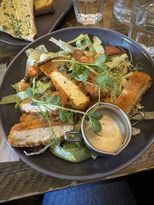 Cesar salad  at Seeds for the Soul in Edinburgh