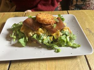 Paula’s special toast   at Seeds for the Soul in Edinburgh